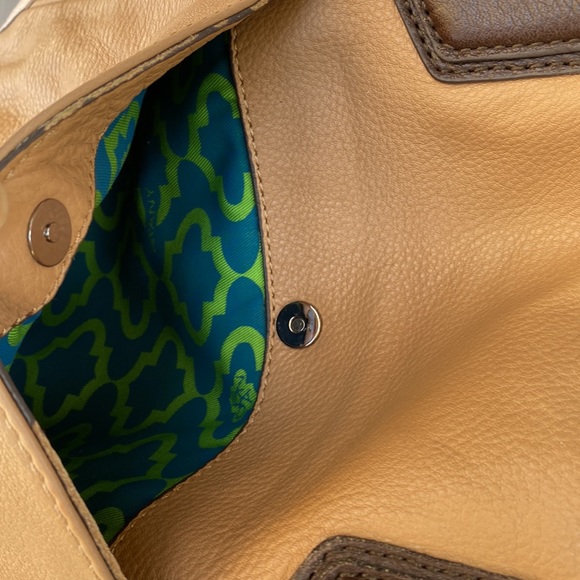 orYANY Sydney, Tan, Blush & Chocolate Pebbled Leather, Shoulder Bag - Picture 4 of 9